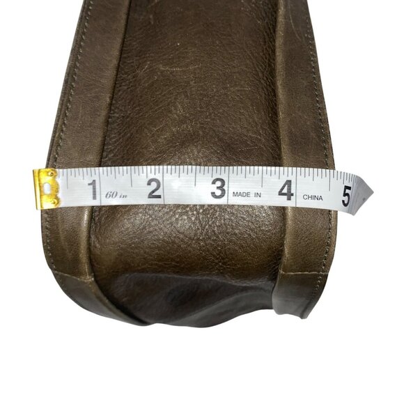 Madewell Sydney Forest Green Genuine Leather Crossbody Bag Adjustable Strap - Picture 15 of 16